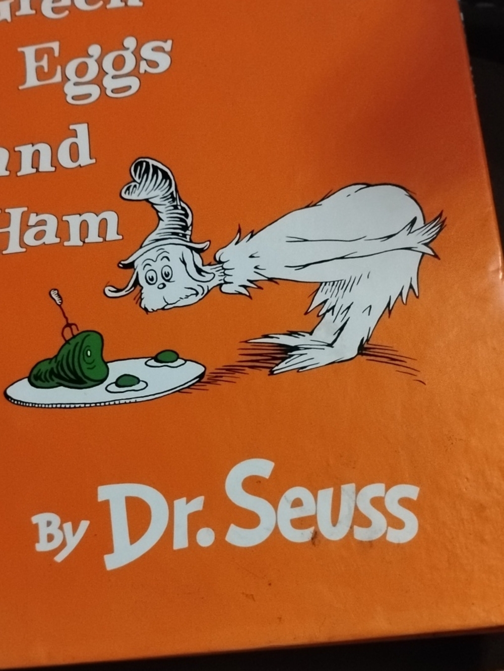 Dr. Seuss Orange Cover Book Art
